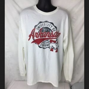 University Of Arkansas Razorbacks Shirt Size XL